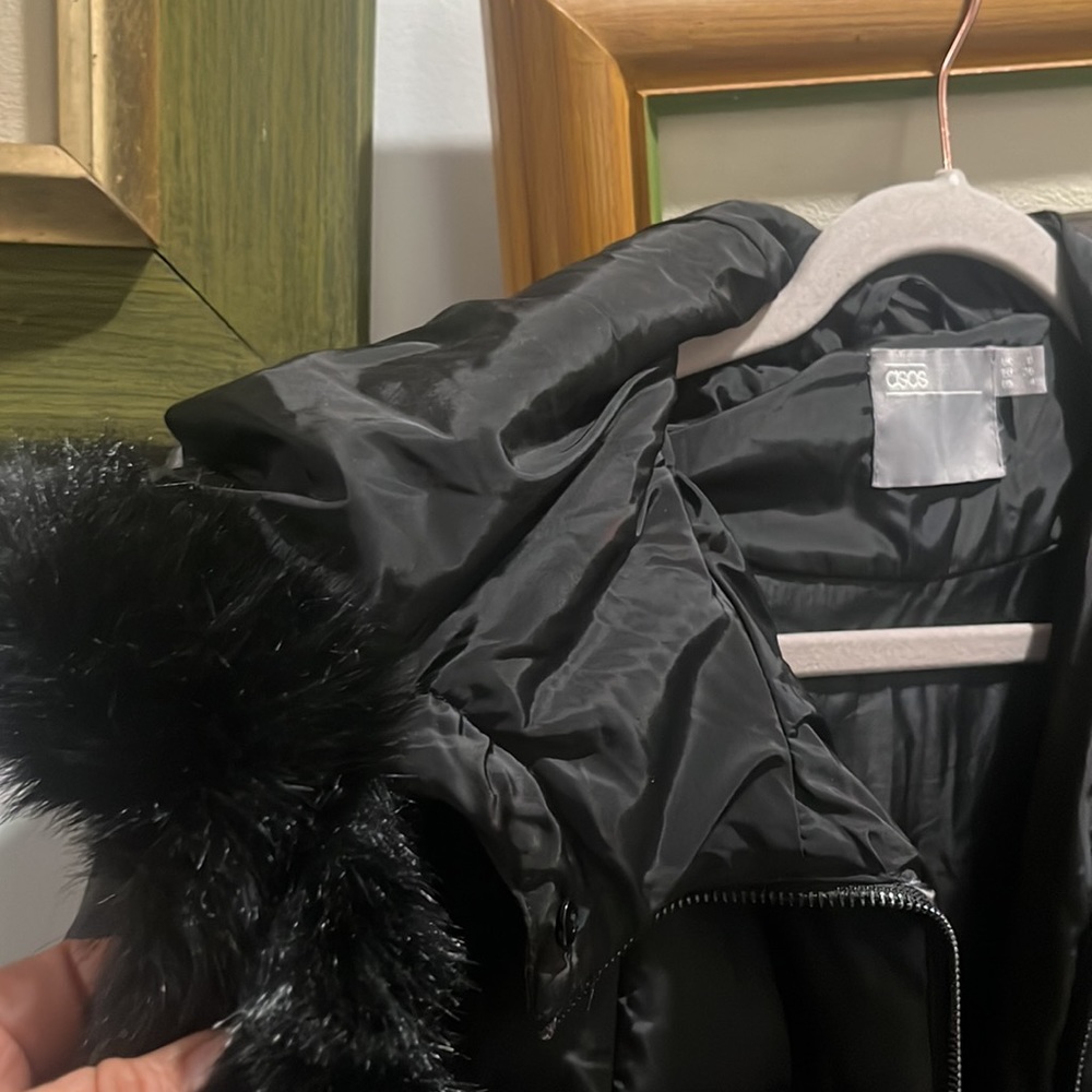 Black Impermeable Long Jacket - image 3